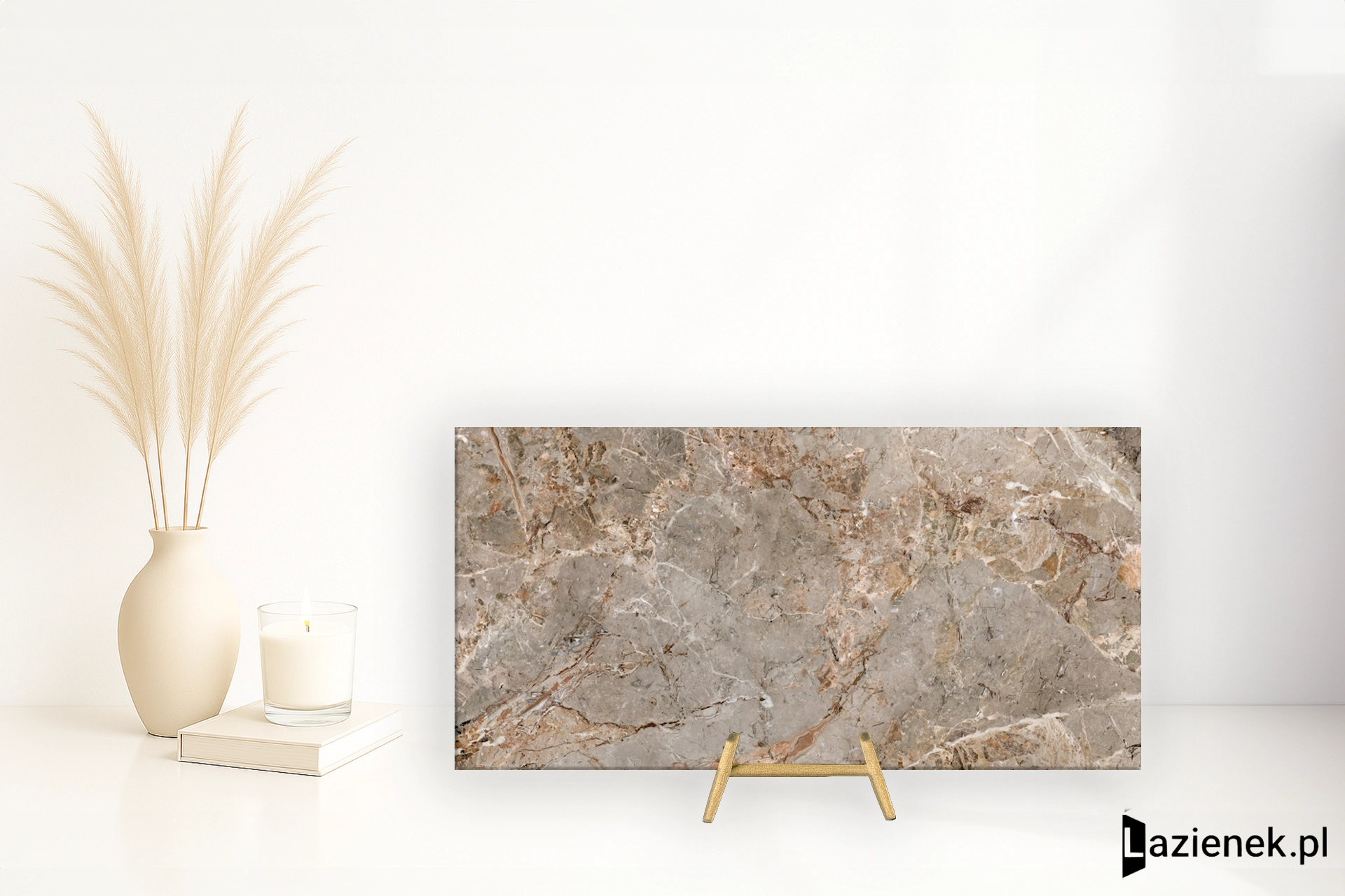 La Fabbrica Ava Avastone Breccia Argentum matowa 163x324 cm gr. 20 mm - płytka rektyfikowana / (L)163912